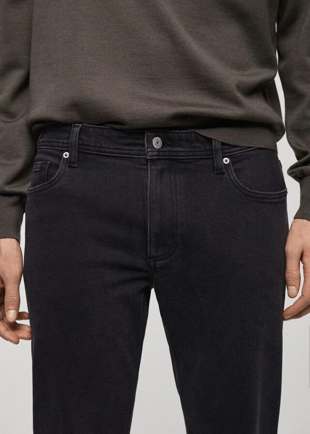 Mango Schwarze Slim Fit Jeans Jan JETZT KAUFEN