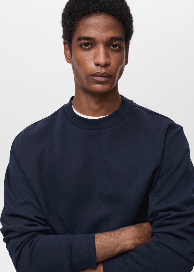 Mango Regular-Fit-Sweatshirt aus Baumwolle Letzter Tag