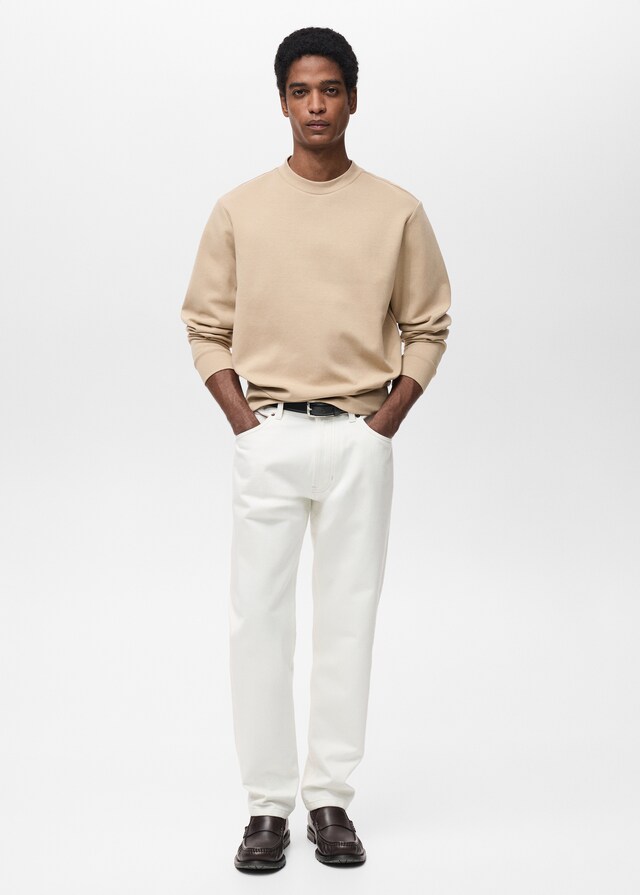 Mango Regular-Fit-Sweatshirt aus Baumwolle Zeitbegrenzte Promotion