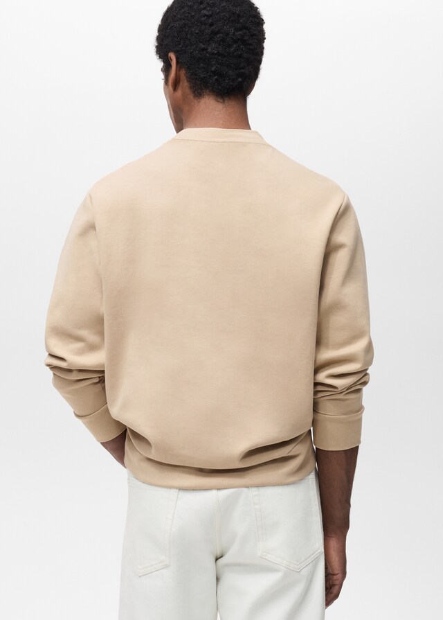 Mango Regular-Fit-Sweatshirt aus Baumwolle Zeitbegrenzte Promotion