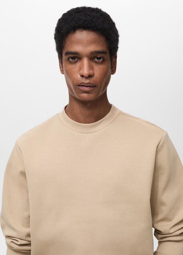 Mango Regular-Fit-Sweatshirt aus Baumwolle Zeitbegrenzte Promotion