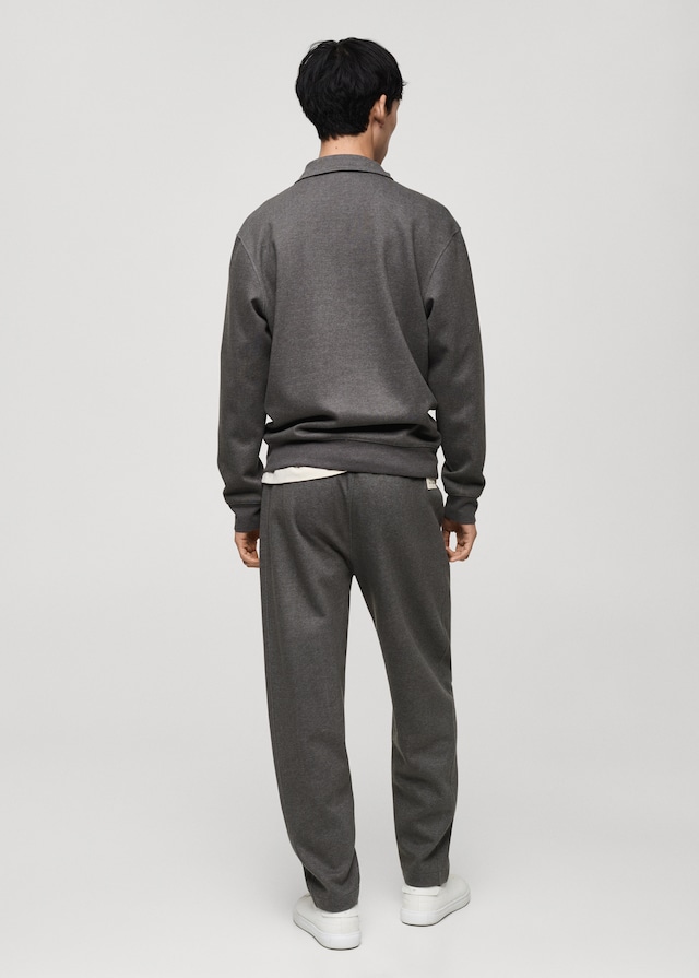 Mango Polo-Sweatshirt mit Stickdetail Bis zu 60% Rabatt