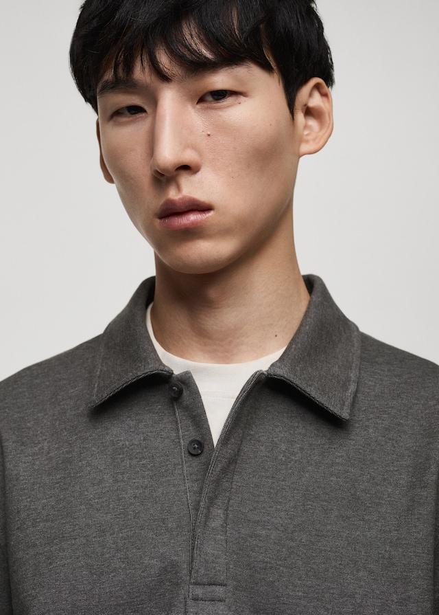 Mango Polo-Sweatshirt mit Stickdetail Bis zu 60% Rabatt
