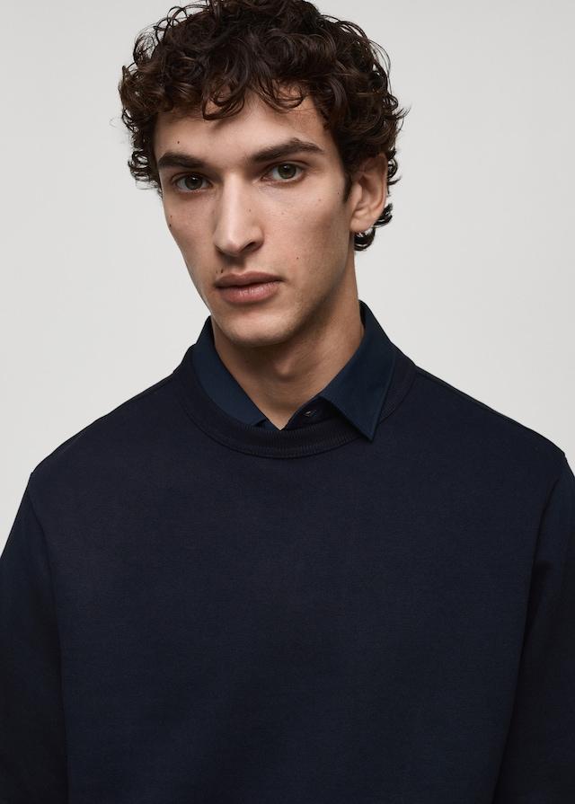 Mango Regular-Fit-Sweatshirt aus Baumwolle Nur für heute