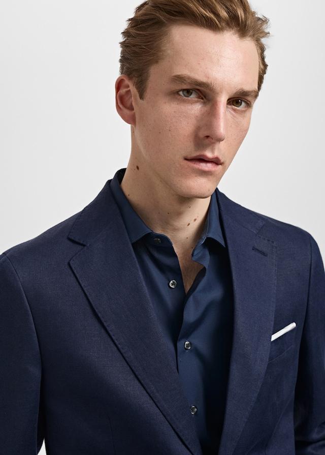 Mango Slim-Fit-Sakko Amalfi aus 100 % Leinen Riesige Rabatte