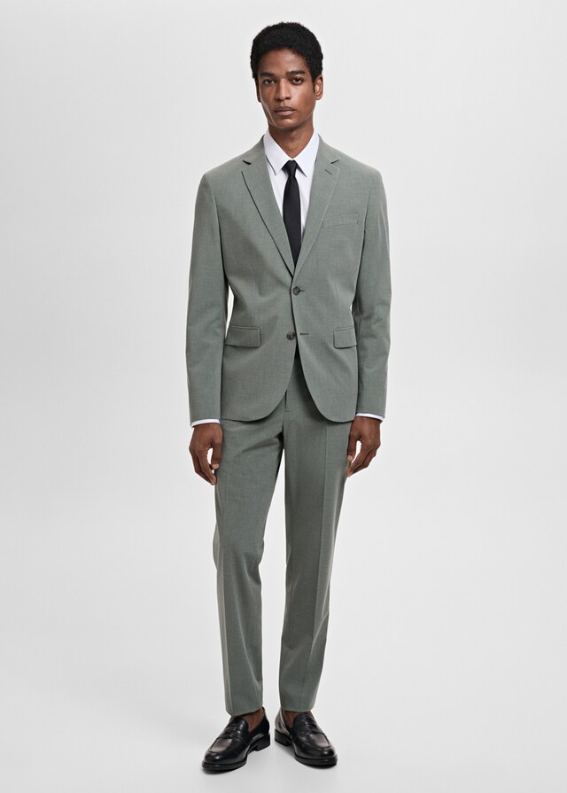 Mango Super Slim Fit-Anzugsakko aus Stretchgewebe Kostenloser Versand international
