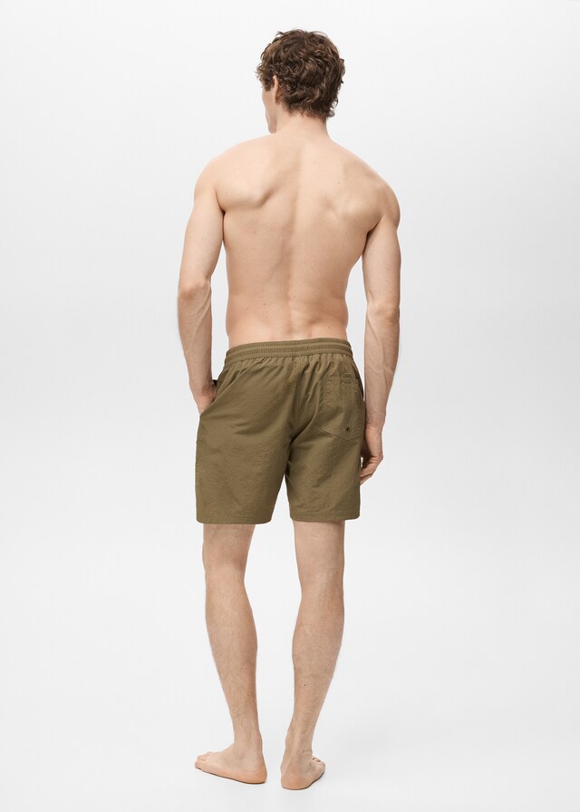 Mango Basic-Badeshorts mit Kordelzug Online