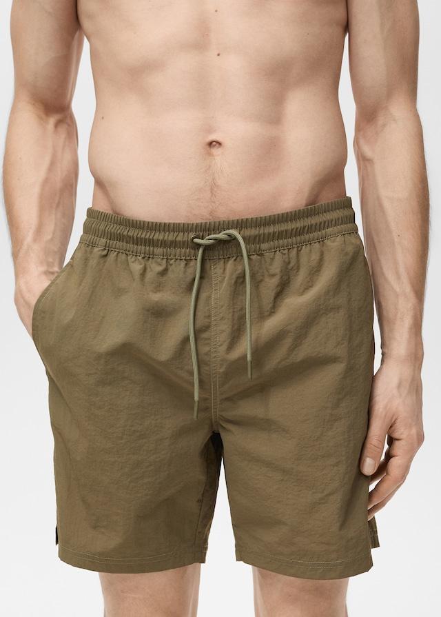 Mango Basic-Badeshorts mit Kordelzug Online