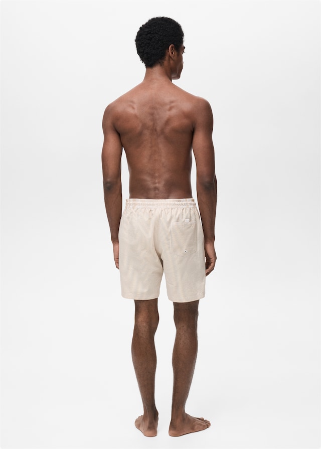 Mango Badeshorts mit Seersucker-Effekt Auslauf