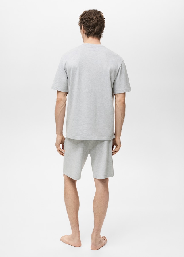 Mango Pack Kurzer Baumwoll-Pyjama Fabrikpreis