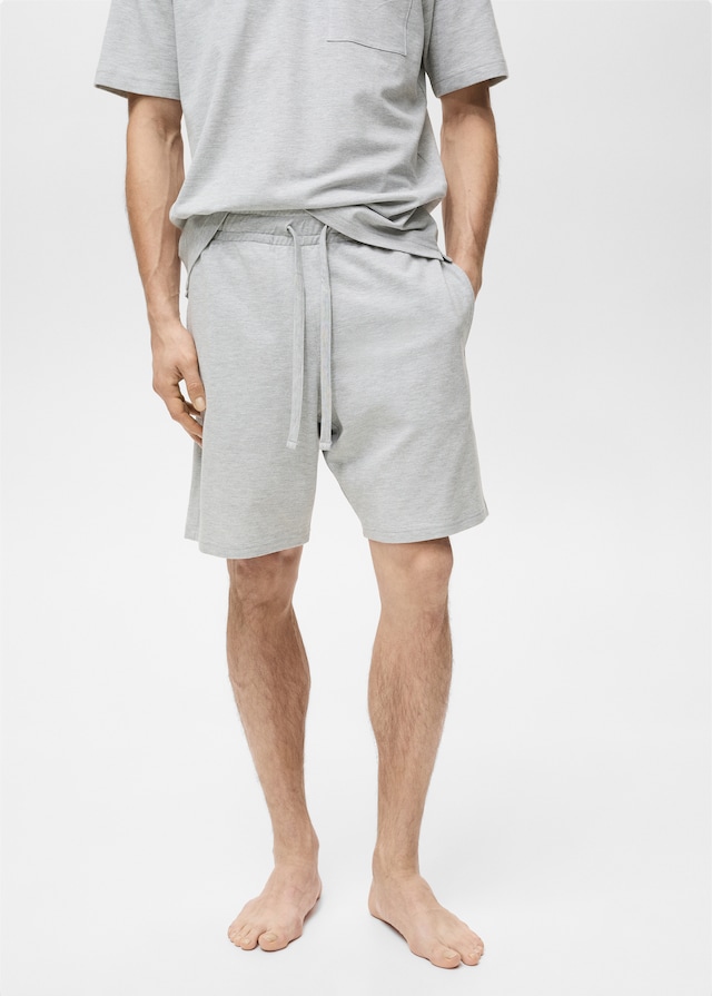 Mango Pack Kurzer Baumwoll-Pyjama Fabrikpreis