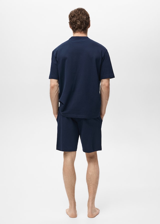 Mango Pack Kurzer Baumwoll-Pyjama Sonderangebot