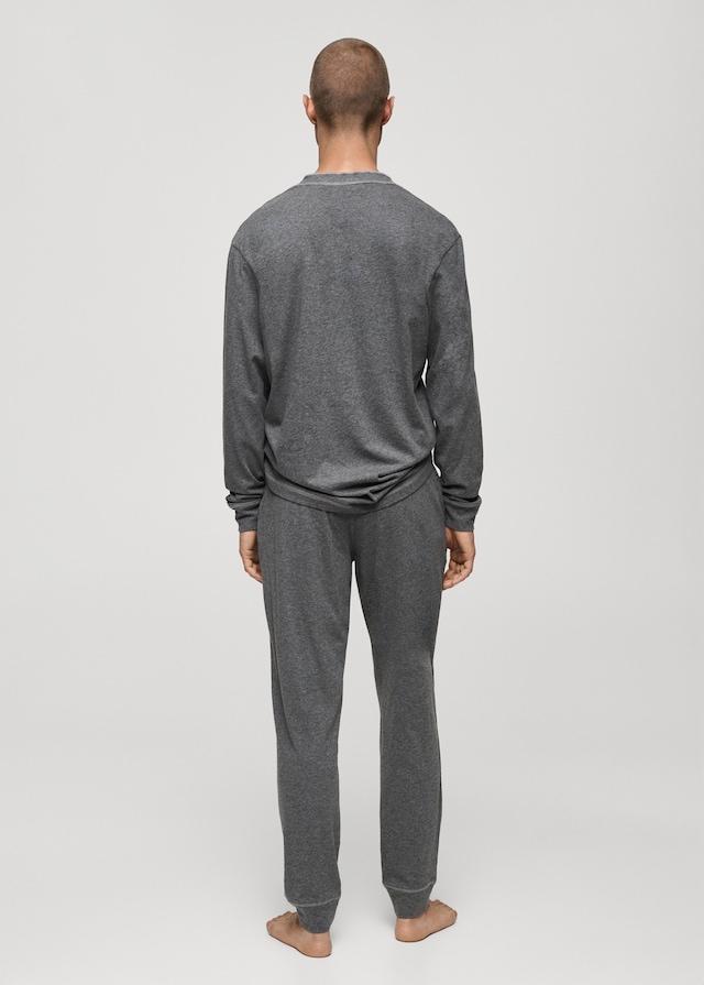 Mango Pack mit langem Pyjama aus 100 % Baumwolle Günstig kaufen