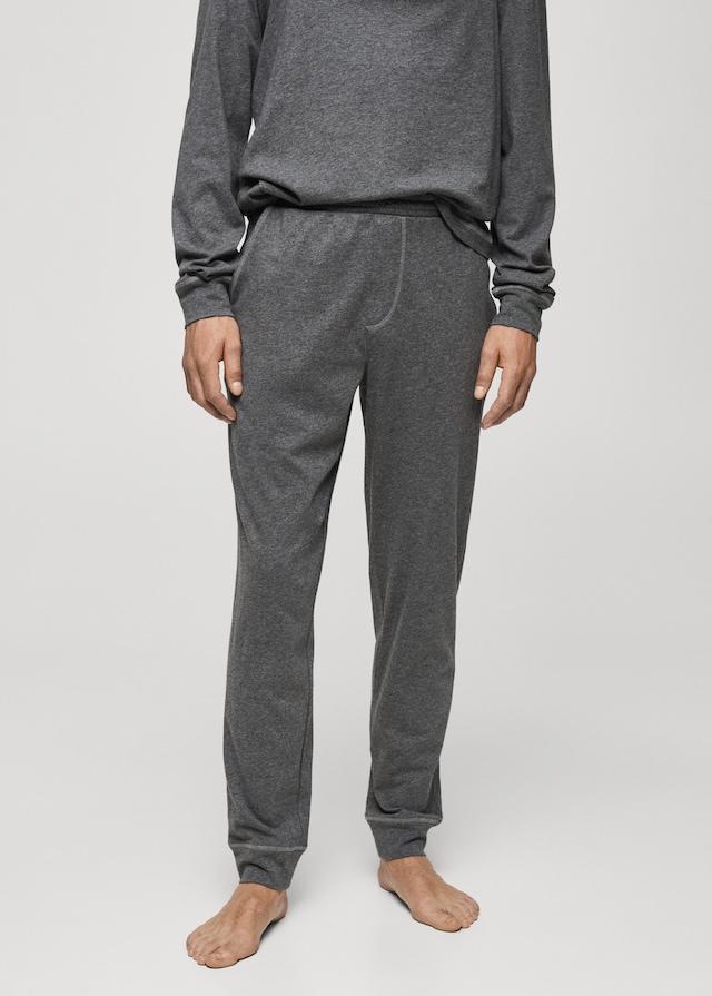 Mango Pack mit langem Pyjama aus 100 % Baumwolle Günstig kaufen