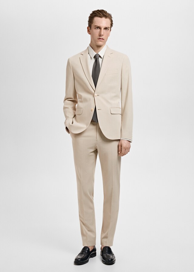 Mango Super Slim Fit-Anzugsakko aus Stretchgewebe Exklusivangebot