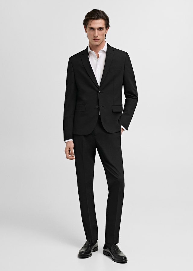 Mango Super Slim Fit-Anzughose aus Stretchstoff Valentinstagsangebot