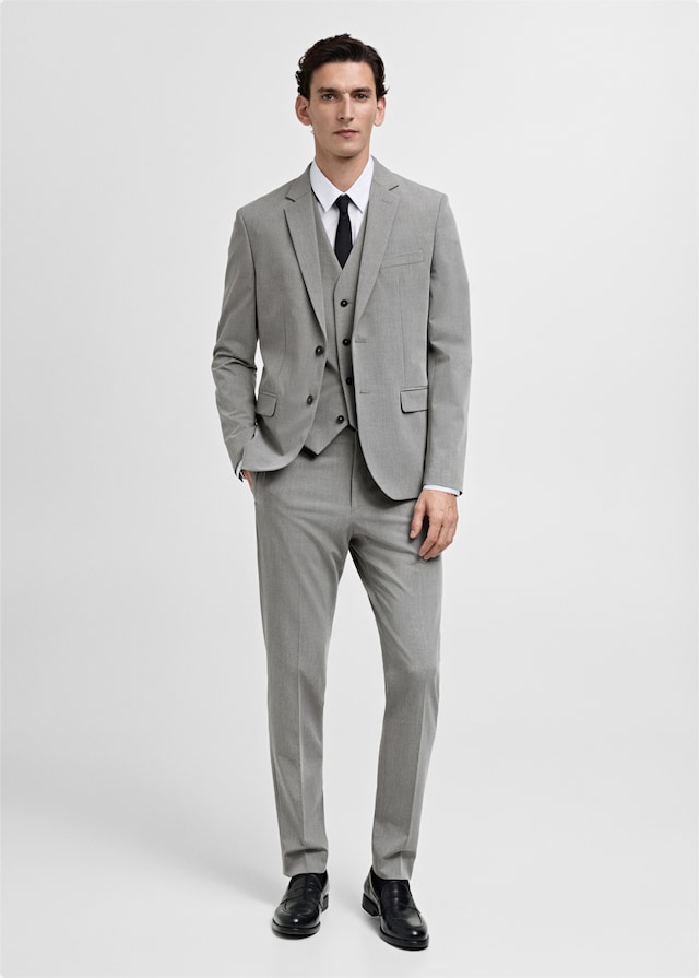 Mango Super-Slim-Fit-Anzugweste Paris Lagerräumung