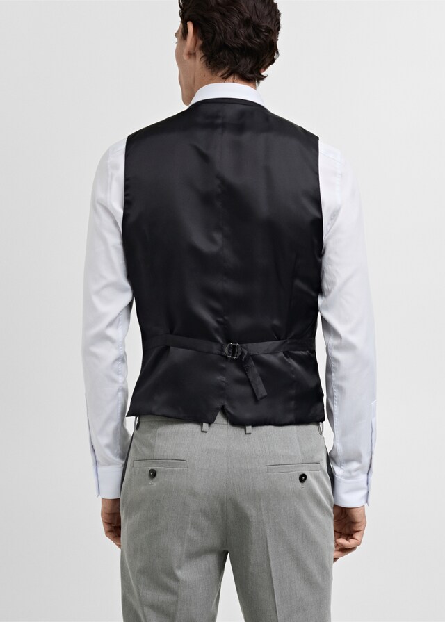 Mango Super-Slim-Fit-Anzugweste Paris Lagerräumung