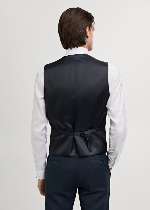 Mango Slim Fit Anzugweste Heißer Verkauf