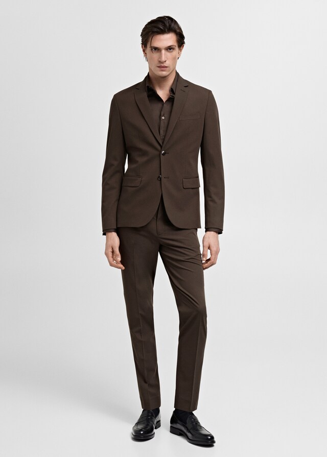 Mango Super Slim Fit-Anzugshemd aus Baumwoll-Stretch Neuheiten