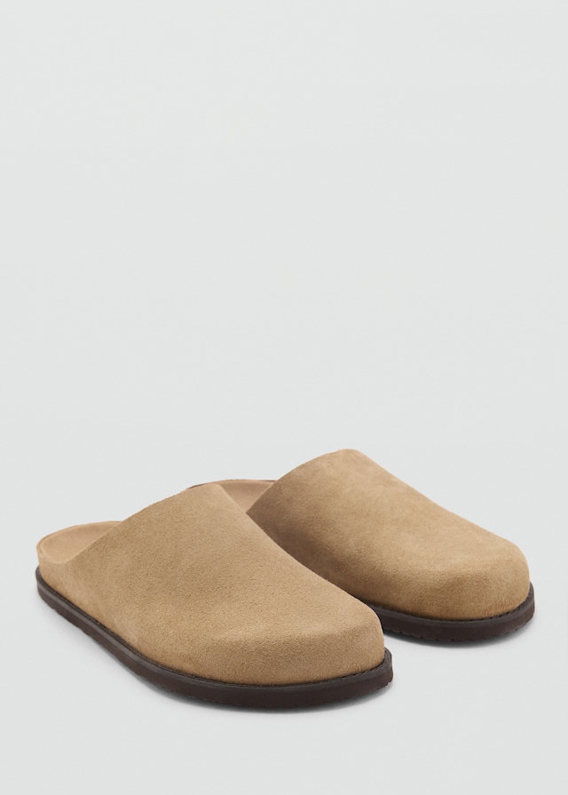 Mango Clogs aus Rauleder Letzte 3 Tage