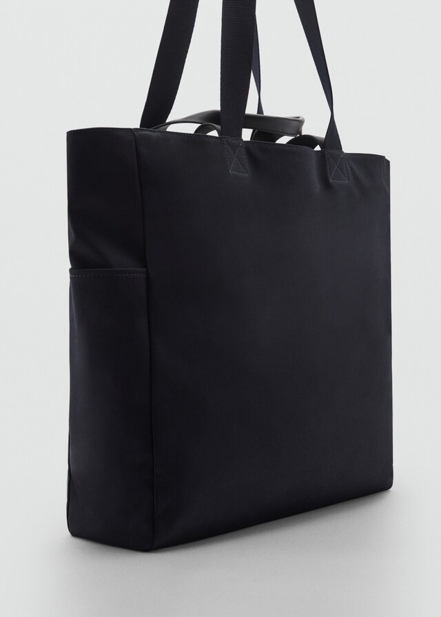 Mango Tote-Bag aus Baumwolle mit Taschen Bis zu 50% Rabatt