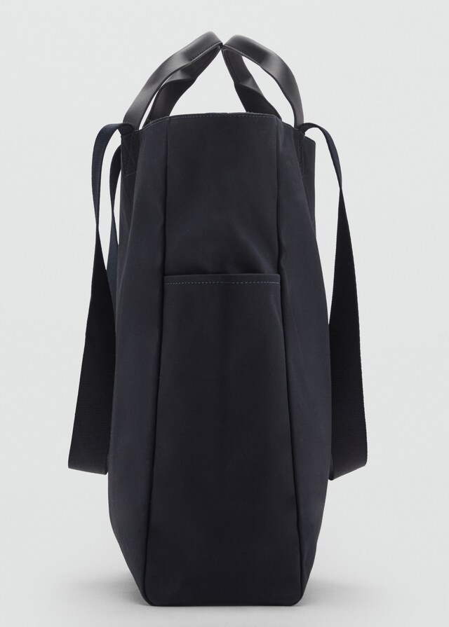 Mango Tote-Bag aus Baumwolle mit Taschen Bis zu 50% Rabatt
