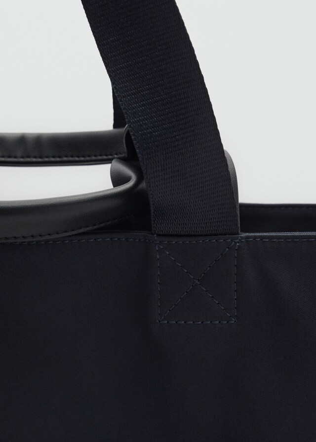 Mango Tote-Bag aus Baumwolle mit Taschen Bis zu 50% Rabatt