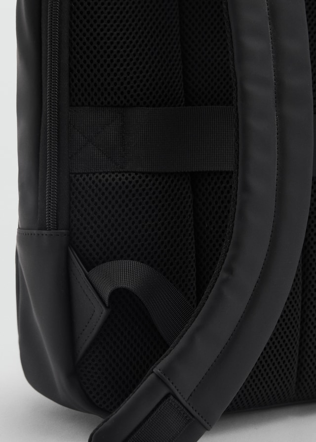 Mango Gummierter Funktionsrucksack Bis zu 60% Rabatt