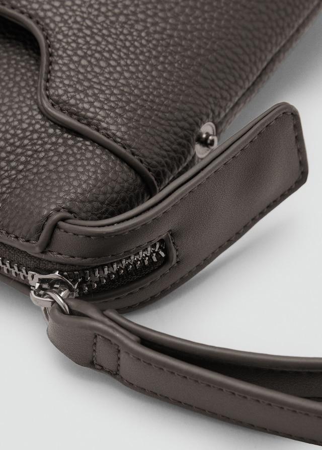 Mango Genarbte Envelope Bag Nur für heute