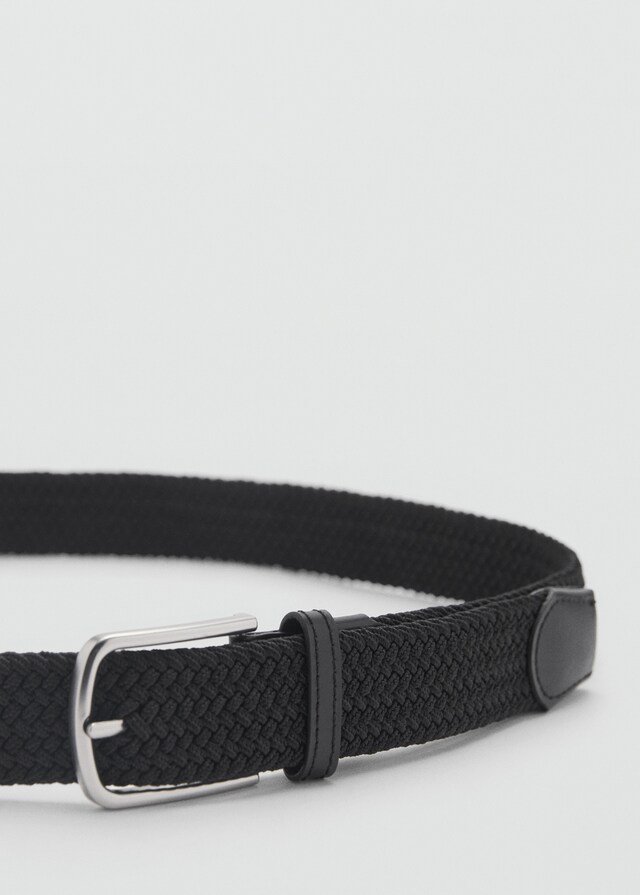 Mango Stretchgürtel in Flecht-Optik Clearance-Verkauf