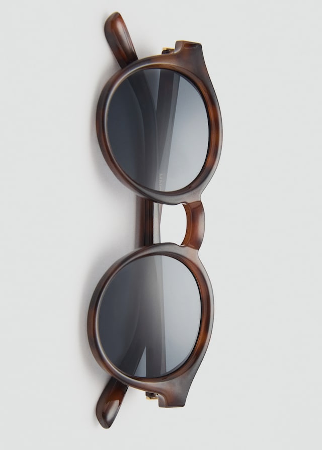 Mango Sonnenbrille mit rundem Gestell 2025