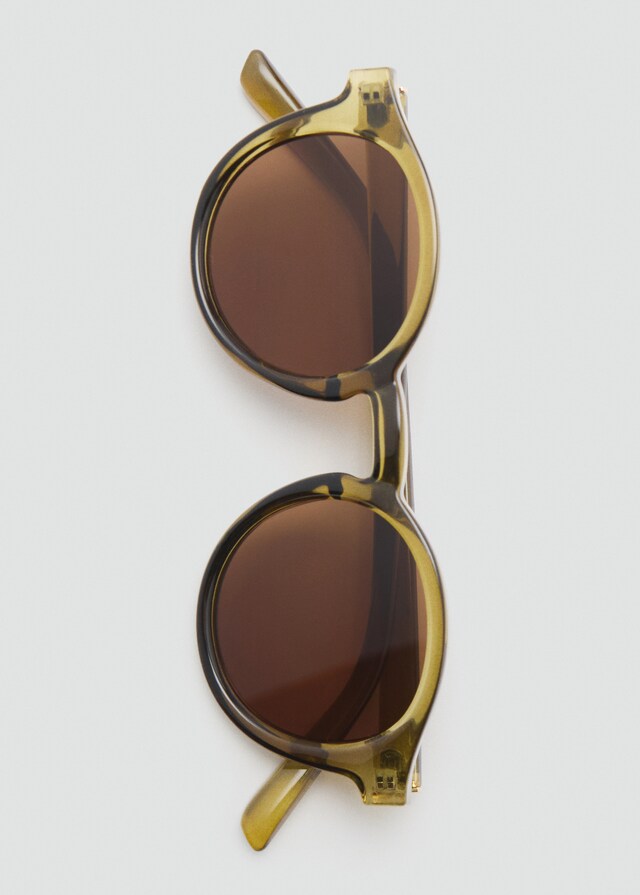 Mango Sonnenbrille mit rundem Gestell Auslauf