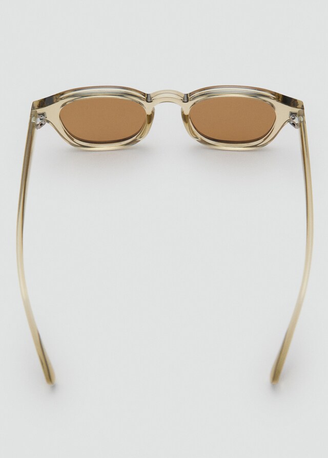 Mango Sonnenbrille mit halbtransparentem Gestell Verkauf