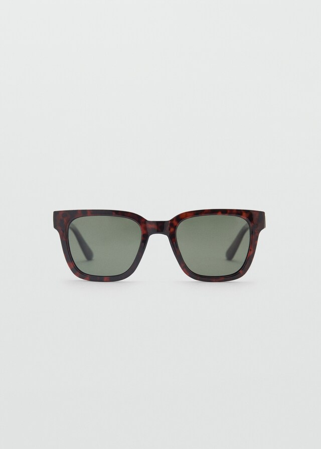 Mango Polarisierte Sonnenbrille mit rechteckigem Design im Angebot