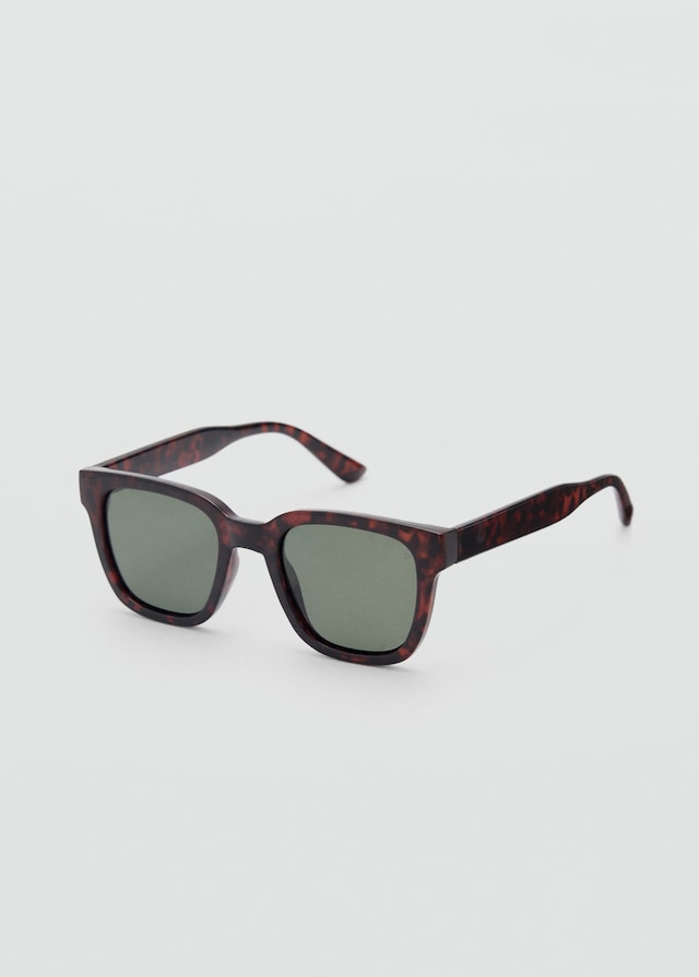 Mango Polarisierte Sonnenbrille mit rechteckigem Design im Angebot