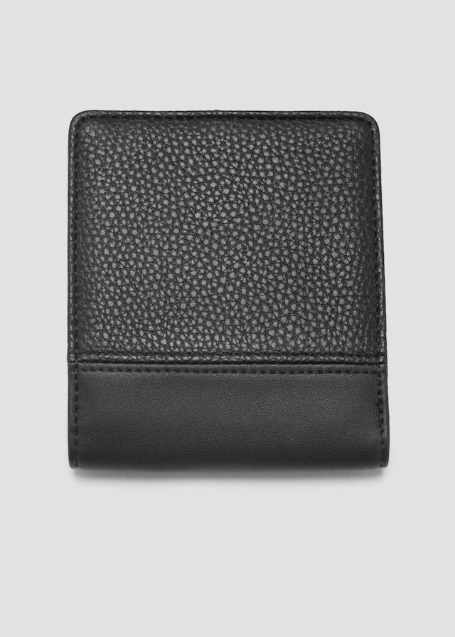 Mango Brieftasche mit genarbtem Ledereffekt Rabatt