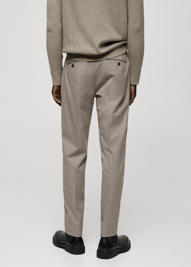 Mango Slim-Fit-Flanellhose Valentinstagsangebot