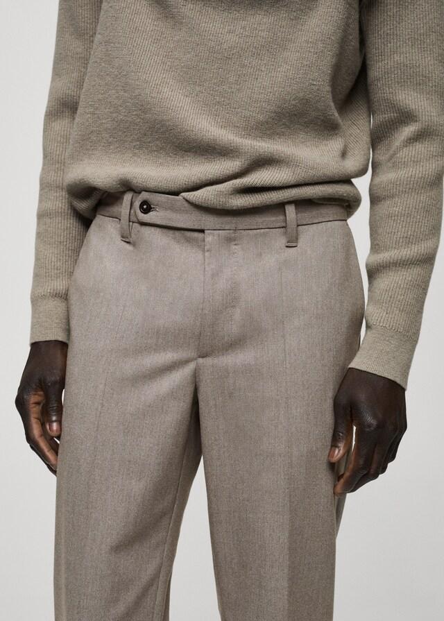 Mango Slim-Fit-Flanellhose Valentinstagsangebot