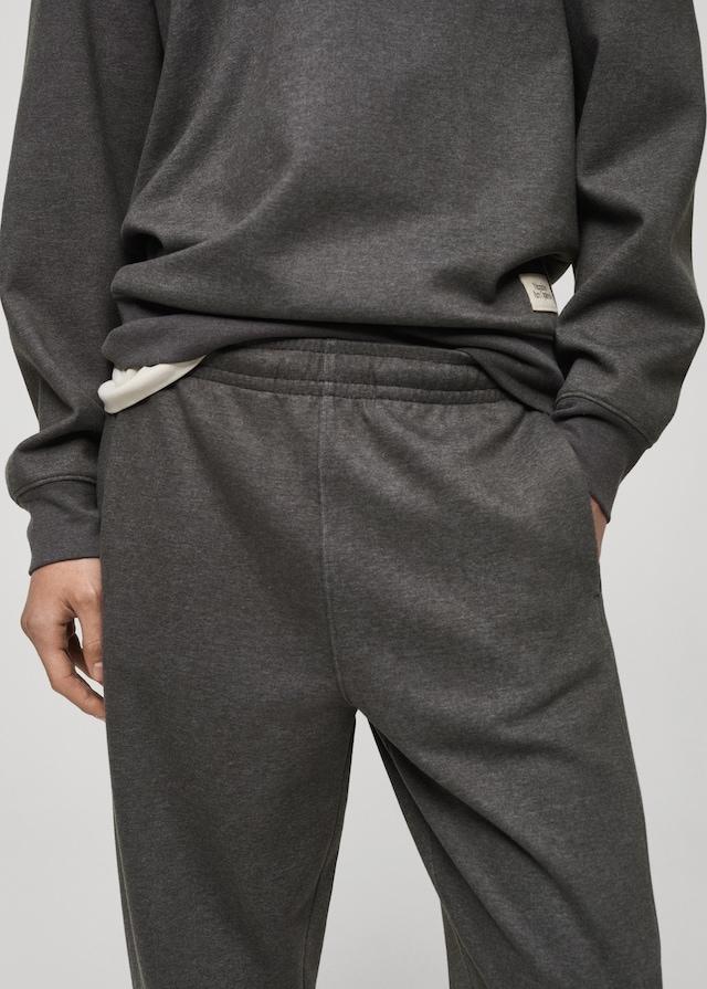 Mango Jogger Pants aus Baumwolle mit Stickdetail Jubiläumsangebot