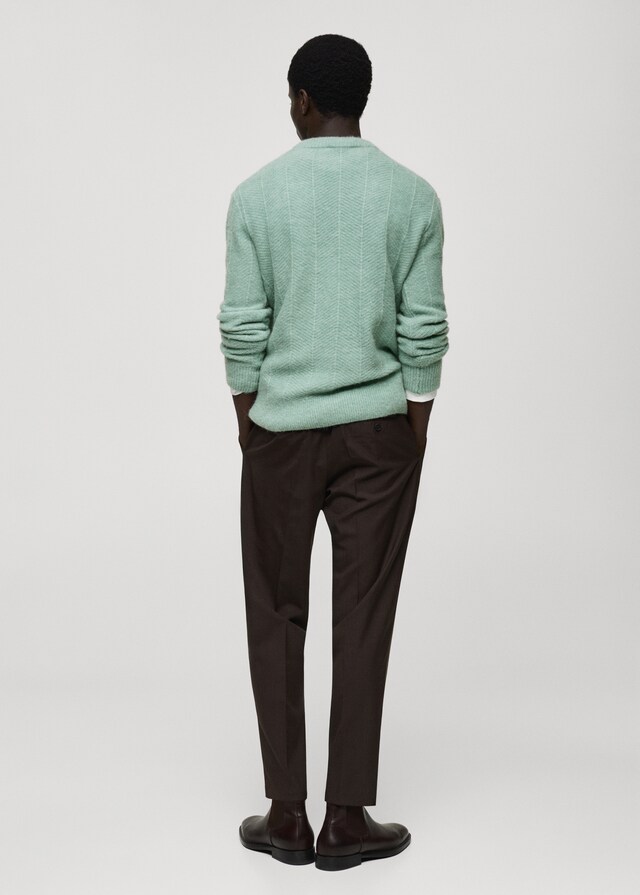 Mango Strukturierter Strickpullover Zeitlich begrenztes Angebot