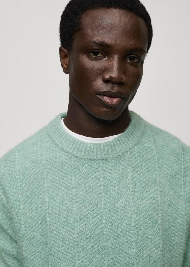 Mango Strukturierter Strickpullover Zeitlich begrenztes Angebot