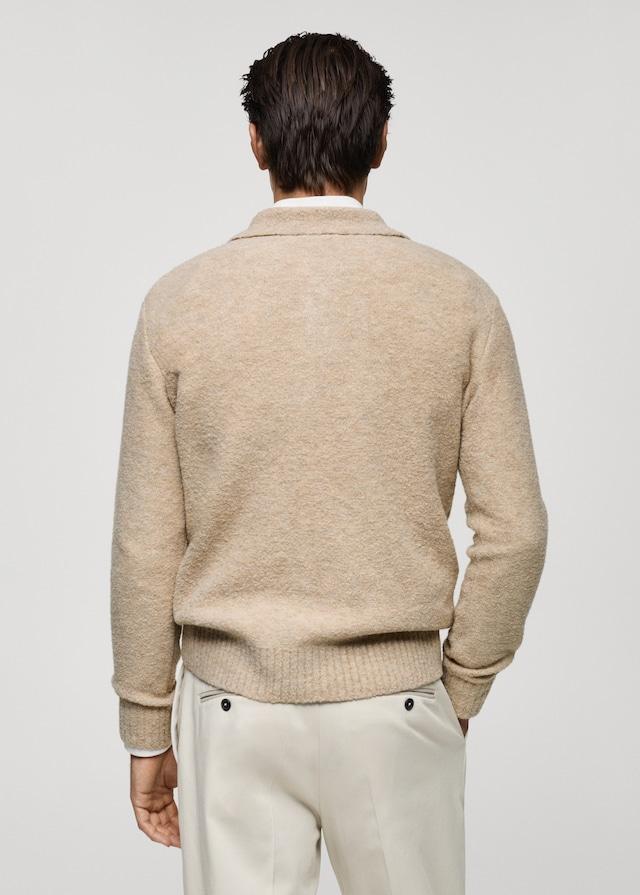 Mango Strick-Poloshirt mit Mini-Bouclé Exklusive Angebote