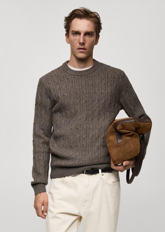 Mango Pullover mit Zopfmuster Blitzangebot