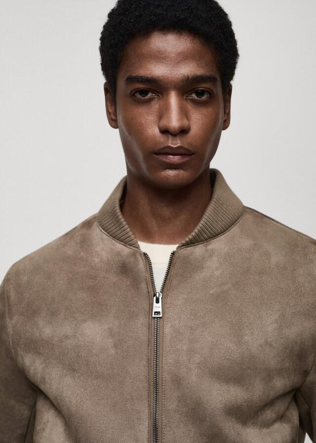 Mango Bomberjacke mit Wildleder-Effekt Kauf eins, bekomm eins gratis