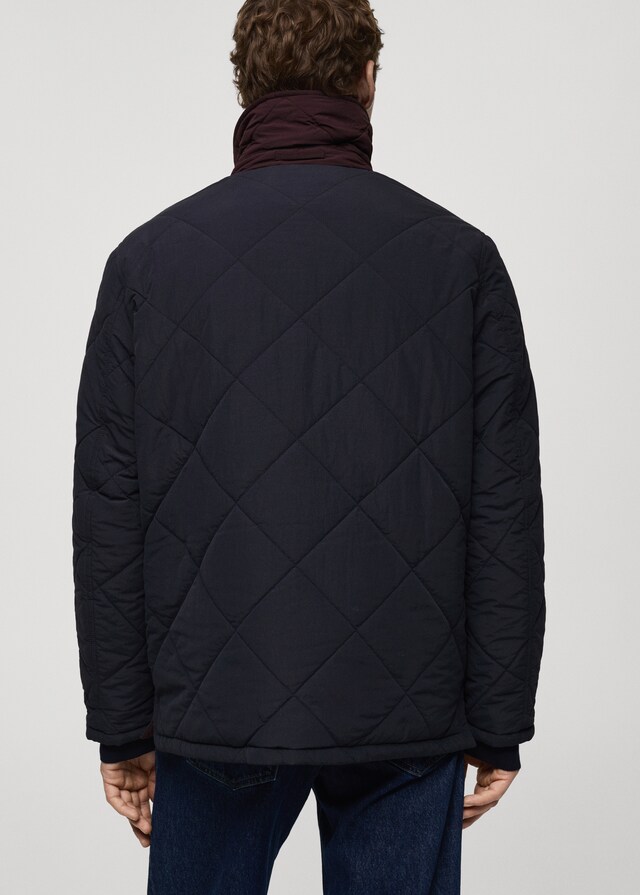 Mango Zweifarbige Wendejacke in Stepp-Optik VIP-Rabatte
