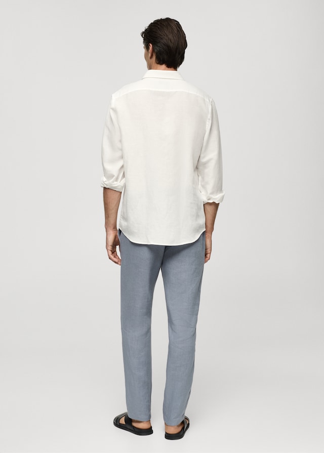 Mango Relaxed-Fit-Hemd aus Leinen mit Tencel Wochenangebot
