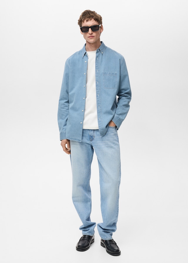 Mango Regular-Fit-Jeanshemd Neueste Stile