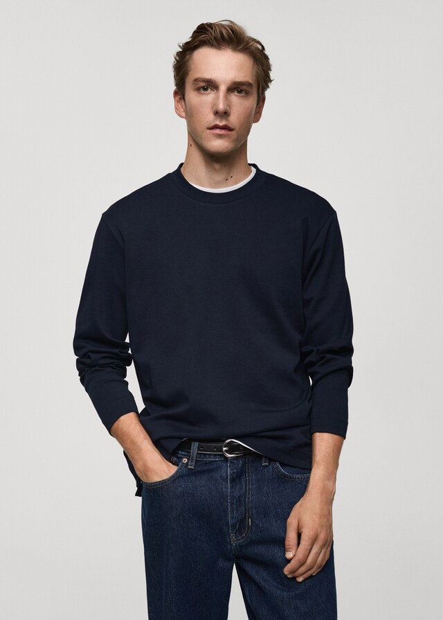 Mango Langarmshirt regular fit Bis zu 65% Rabatt