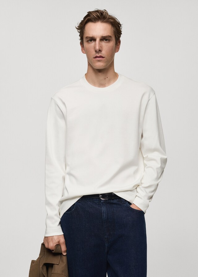 Mango Langarmshirt regular fit Vierteljährliche Förderung